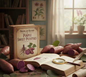 History of purple sweet potatoes – Ancient origins, cultural significance, and global journey of this superfood.
