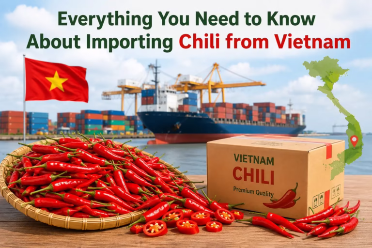 Everything You Need to Know About Importing Chili from Vietnam – Fresh Vietnamese chili export supplier with premium red chili for global importers