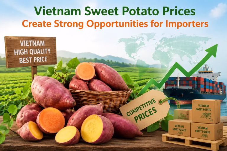 Vietnam Sweet Potato Prices Create Strong Opportunities for Importers - Fresh Vietnamese sweet potatoes for global export