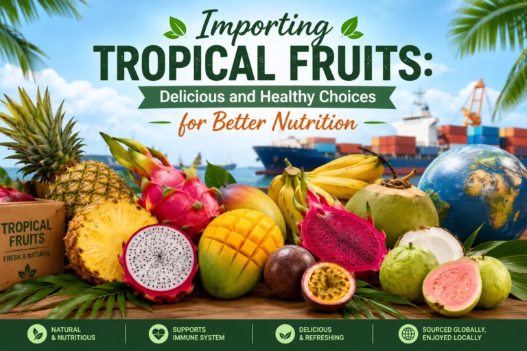 Importing Tropical Fruits – delicious and healthy tropical fruits for better nutrition